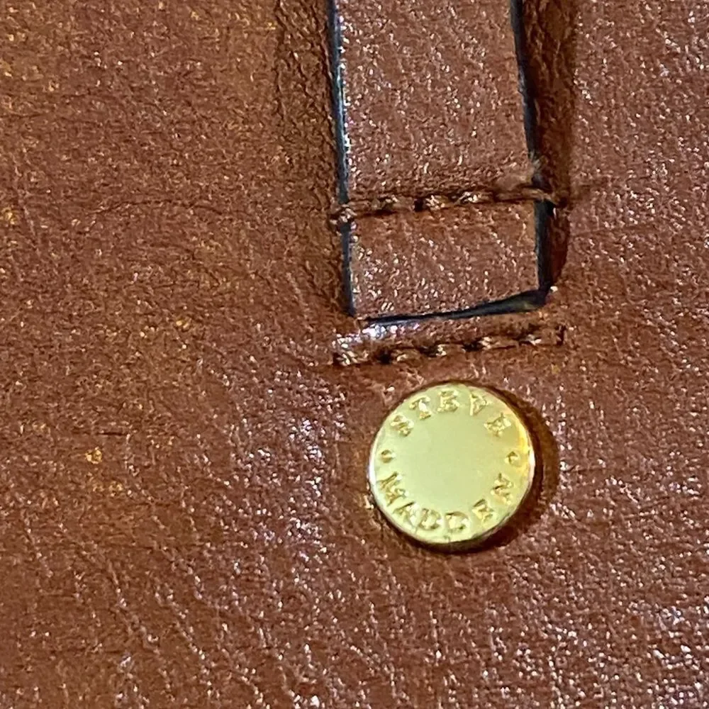 Steve Madden Embossed Brown Tote